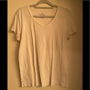White V Neck T-Shirt